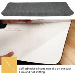 Tappeto Per Scale 15 Pz Tappeto Per Scale Moderno In Tessuto Agugliato 65x25 Cm Grigio -Armonia Decor 98704232 2