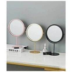 Specchio Rotondo Girevole In Metallo -Armonia Decor 98709119 4