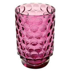 Portacandele In Vetro Rosa 8.8xh13 Cm. -Armonia Decor 98732567 2