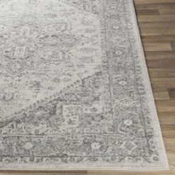 SURYA Tappeto Salotto A Pelo Corto Soggiorno Vintage Orientale Grigio E Beige 160x220 Cm -Armonia Decor 98880947 4
