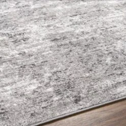 SURYA Tappeto Salotto A Pelo Corto Soggiorno Astratto Moderno Antracite E Bianco 160x220 Cm -Armonia Decor 98881082 3