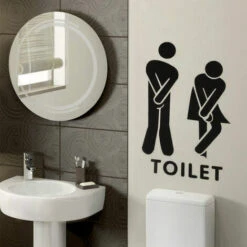 SetProducts Top Stickers Adesivo WC Divertente E Divertente - Adesivo In Vinile HD Non Volgare - Personalizza I Tuoi Interni - Personalizza Le Tue Porte, Le Tue Pareti, Il Tuo Bagno, La Tua Ciotola., -Armonia Decor 99777940 4