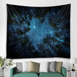 Arazzo Da Parete Con Foresta Stellata, Arazzo Psichedelico, Coperta Da Spiaggia, Per Camera Da Letto, Soggiorno, Dormitorio, Decorazione Da Parete 200x150 Cm 11 Arazzo Da Parete Con Foresta Stellata, Arazzo Psichedelico, Coperta Da Spiaggia, Per Camera Da Letto, Soggiorno, Dormitorio, Decorazione Da Parete 200x150 Cm -Armonia Decor 99781799 5