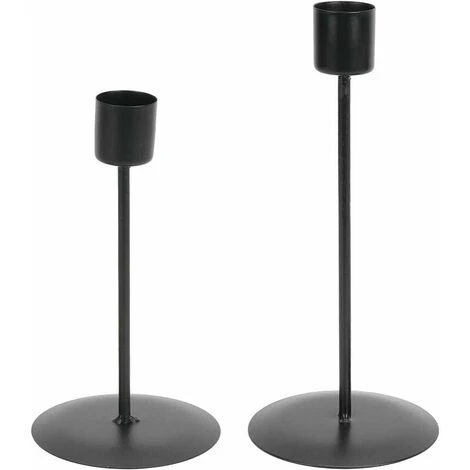 Portacandele, Portacandele A Testa Singola Deco Vintage Per Bar Per Caffè Per Matrimoni (nero) 3 Portacandele, Portacandele A Testa Singola Deco Vintage Per Bar Per Caffè Per Matrimoni (nero)