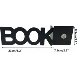 Reggilibri Verticali In Metallo Solido Antiscivolo Per Casa, Ufficio, Scrivania E Scaffali (Nero) 8 Reggilibri Verticali In Metallo Solido Antiscivolo Per Casa, Ufficio, Scrivania E Scaffali (Nero) -Armonia Decor 99782434 2