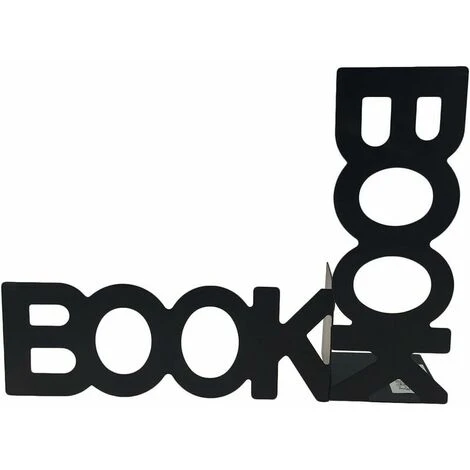 Reggilibri Verticali In Metallo Solido Antiscivolo Per Casa, Ufficio, Scrivania E Scaffali (Nero) 5 Reggilibri Verticali In Metallo Solido Antiscivolo Per Casa, Ufficio, Scrivania E Scaffali (Nero) - immagine 3