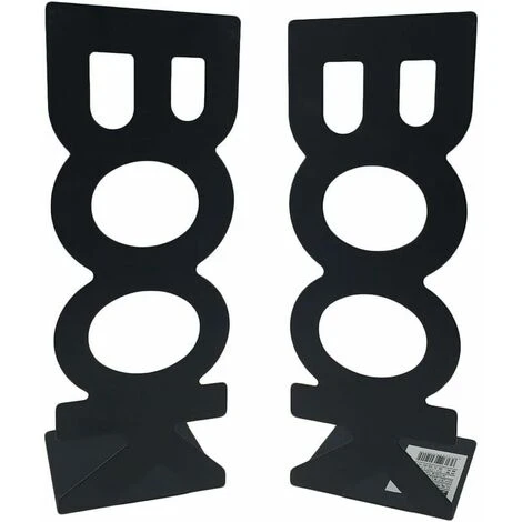 Reggilibri Verticali In Metallo Solido Antiscivolo Per Casa, Ufficio, Scrivania E Scaffali (Nero) 6 Reggilibri Verticali In Metallo Solido Antiscivolo Per Casa, Ufficio, Scrivania E Scaffali (Nero) - immagine 4