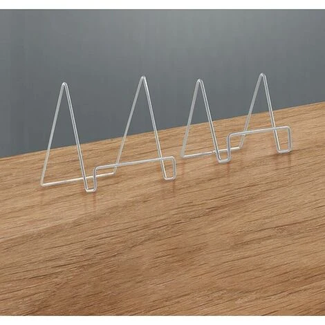 Leggio In Metallo, 2 Pezzi Porta Libri Da Cucina Semplice Espositore Da Lettura Portafoto Decorativo Porta Telefono, 2 Misure (Bianco) 7 Leggio In Metallo, 2 Pezzi Porta Libri Da Cucina Semplice Espositore Da Lettura Portafoto Decorativo Porta Telefono, 2 Misure (Bianco) - immagine 5