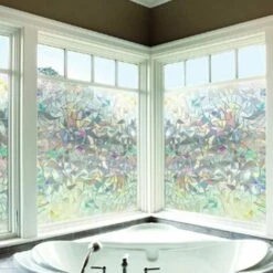 Pellicola Per Vetri Non Adesiva 3D Decorativa Statica Privacy Adesivi Per Finestre Con Colla Pellicola Per Vetri, 45300Cm - 45300Cm -Armonia Decor 99855019 5